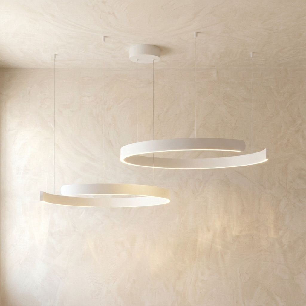 Modern Floating Ring Pendant Light