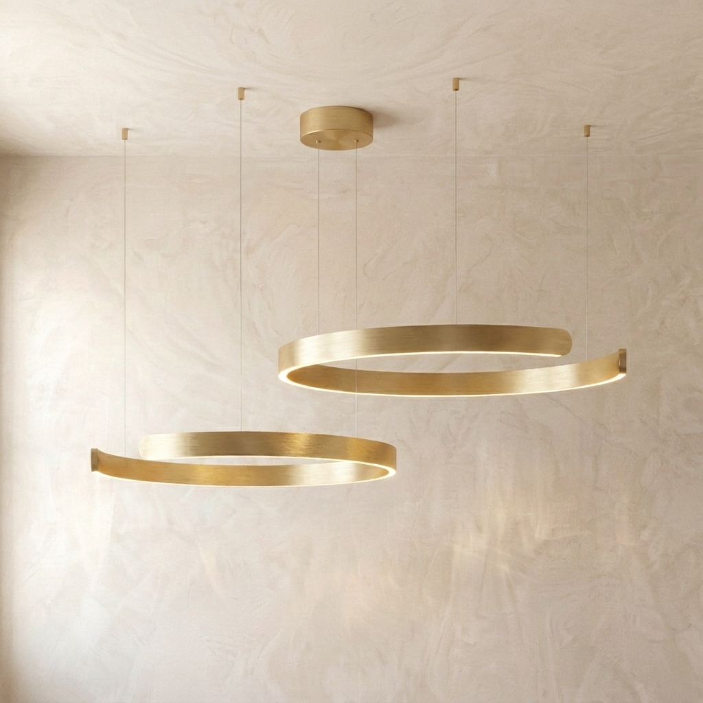 Modern Floating Ring Pendant Light