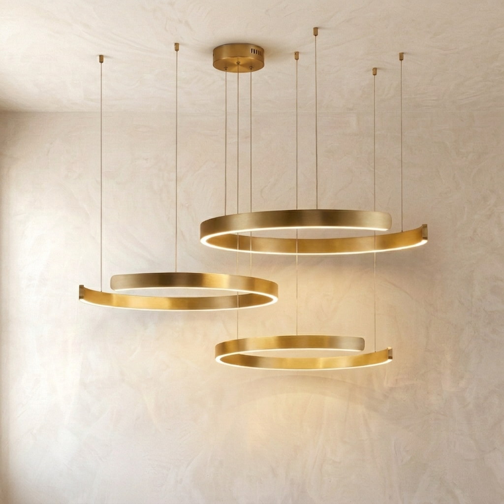 Modern Floating Ring Pendant Light