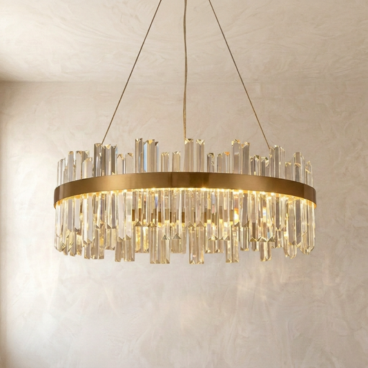 Nordic Crystal Ring Chandelier