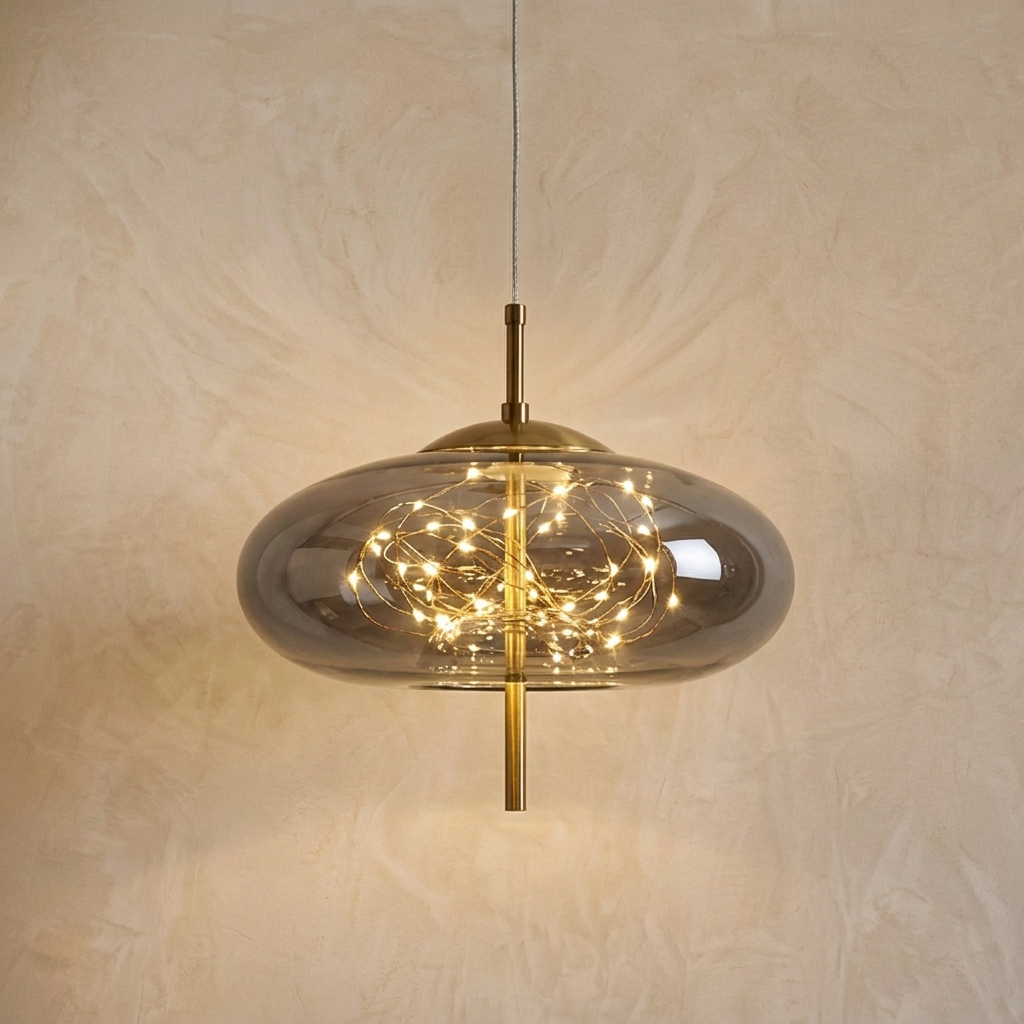 Nordic Glass Firefly Pendant Light