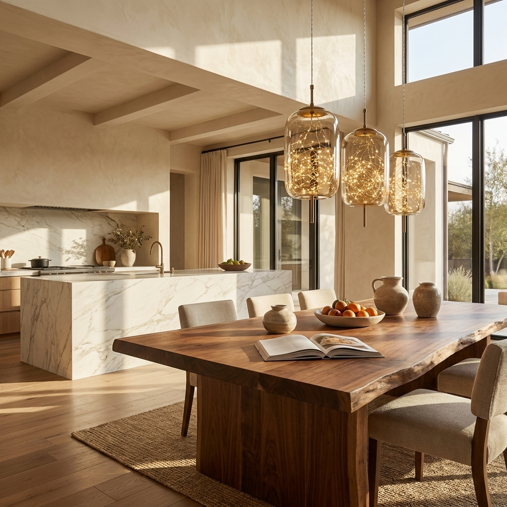 Nordic Glass Firefly Pendant Light