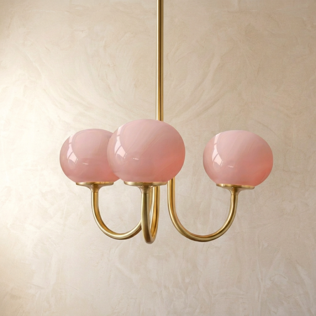 Nordic Glass Globe Chandelier