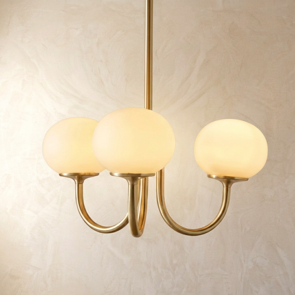Nordic Glass Globe Chandelier