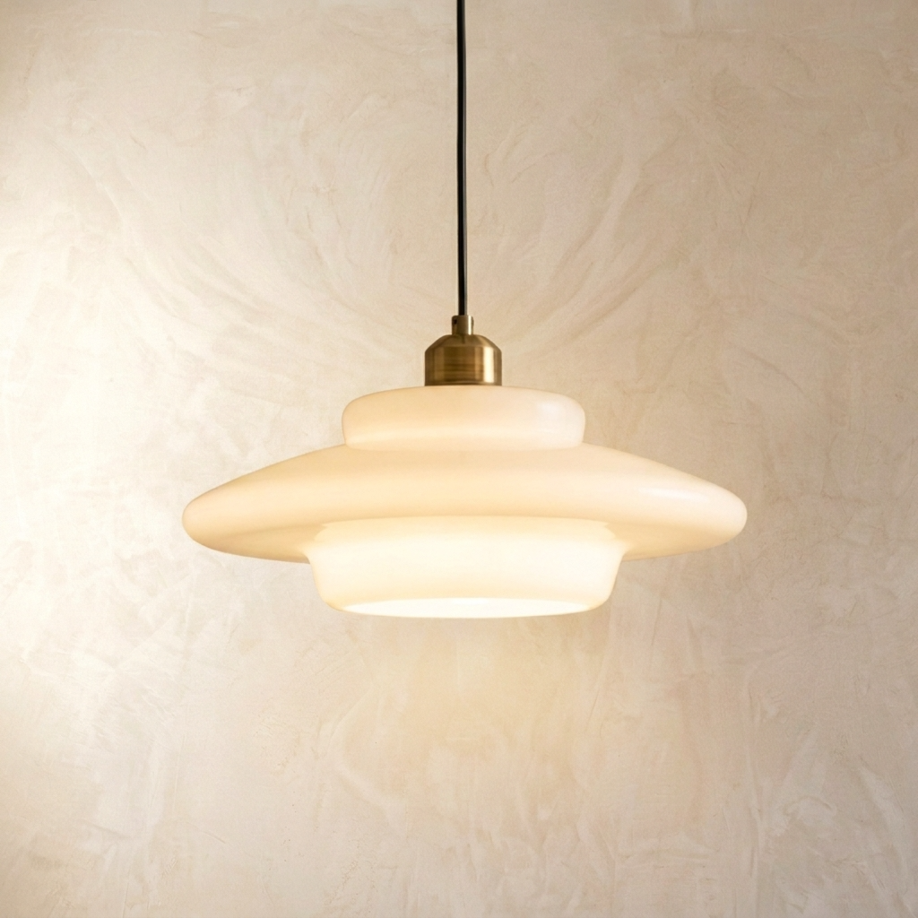 Nordic Glass Tiered Pendant Light