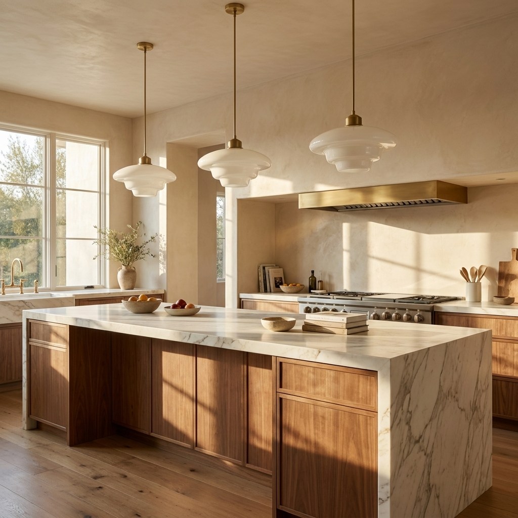 Nordic Glass Tiered Pendant Light