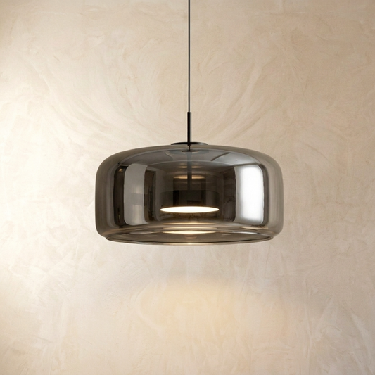 Smoked Glass LED Pendant Light