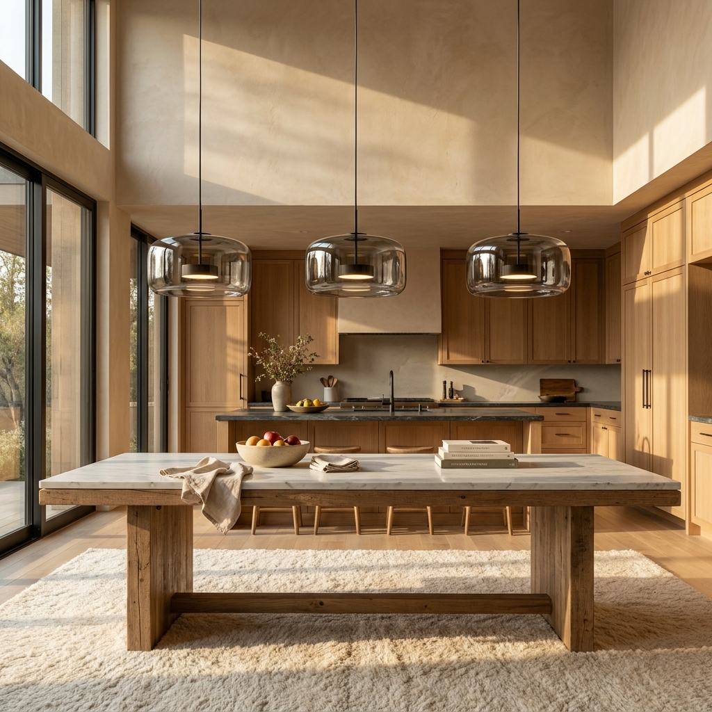 Smoked Glass LED Pendant Light