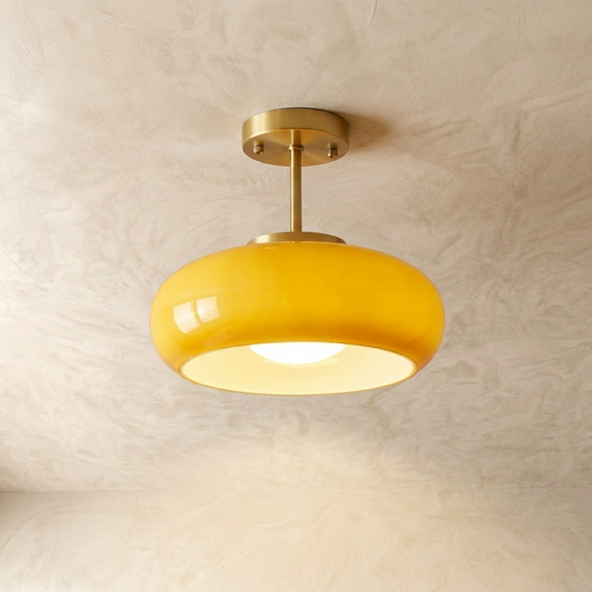 Vintage Glass Ceiling Pendant Lamp