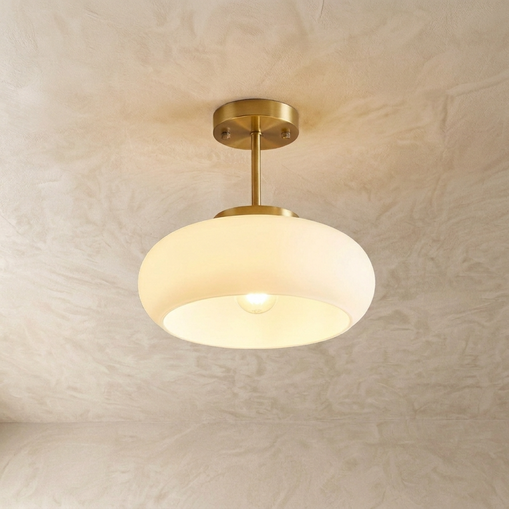 Vintage Glass Ceiling Pendant Lamp